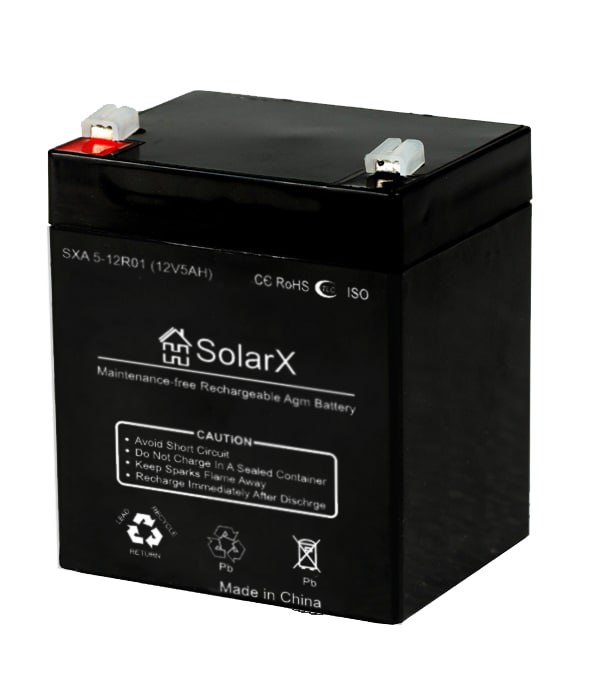 Акумуляторна батарея SolarX SXA 5-12R01